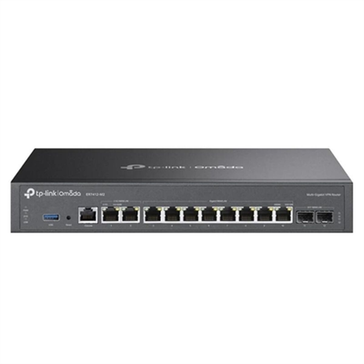 Router TP-Link ER7412-M2 Black USB RJ45 Ethernet LAN USB x 1