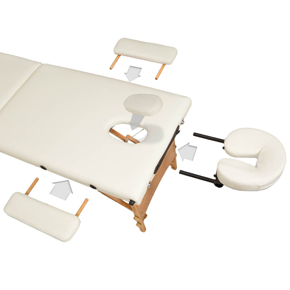 3-zone, portable massage bed-2